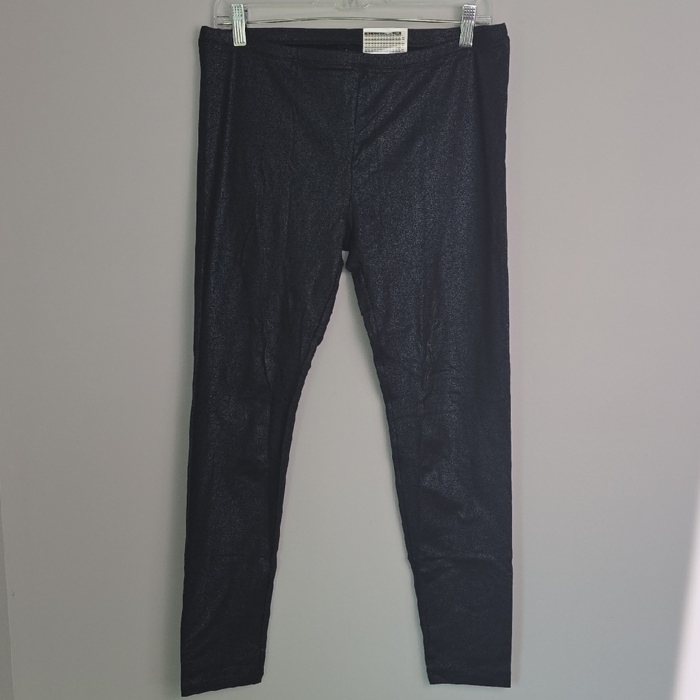 HUE Black Leggings NWT Sparkling